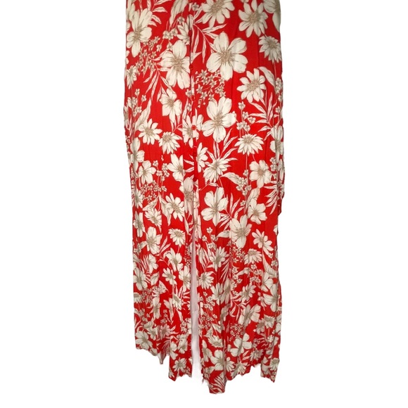 BNWT Red Floral Print Summer Dress - Picture 9 of 9